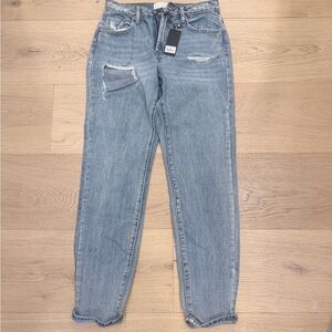 NWT One Teaspoon Light Blue Straight Leg Jeans